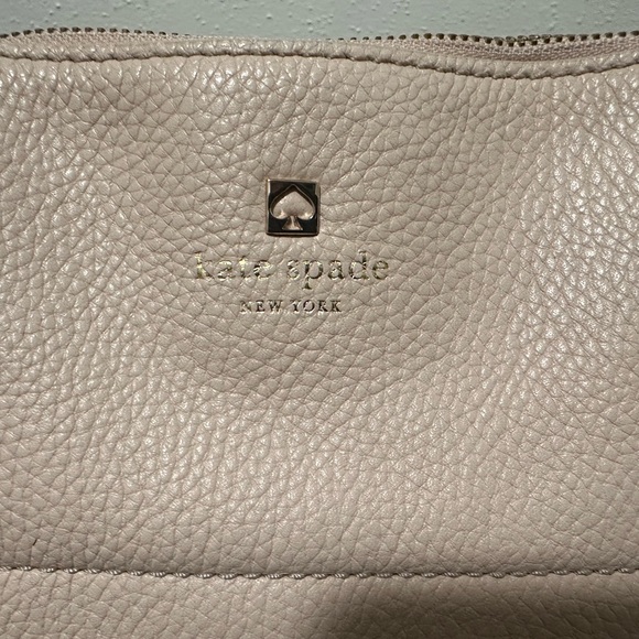 Kate Spade Beige Leather Tote Bag - Picture 2 of 16